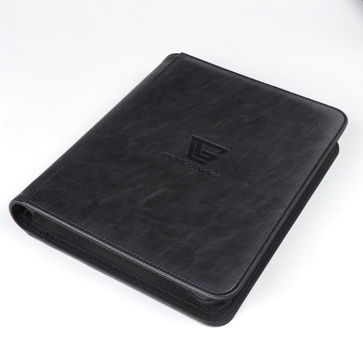 Gemloader Premium 3X4 toploader fit, Pokemon kaarten verzamelmap [112 pockets] Zwart